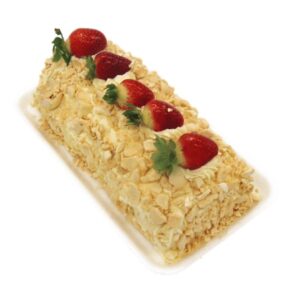 Rocambole de brigadeiro e amendoim