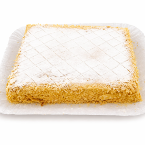 Torta Folhada creme e doce de leite